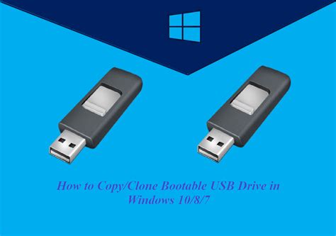 how to clone windows to and boot from|clone usb drive windows 10.